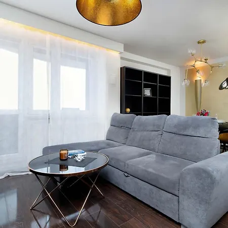 Stylish Air Conditioned With Balcony And View Apartament Katowice