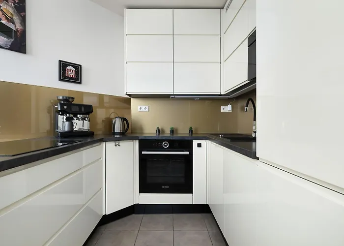 Apartament Stylish Air Conditioned With Balcony And View Katowice